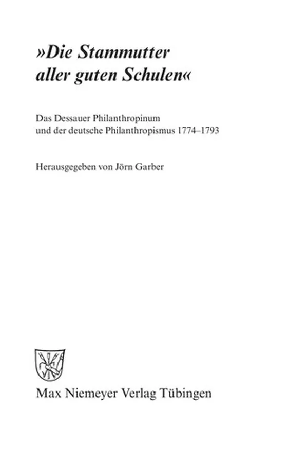 Capa de "Die Stammutter aller guten Schulen"