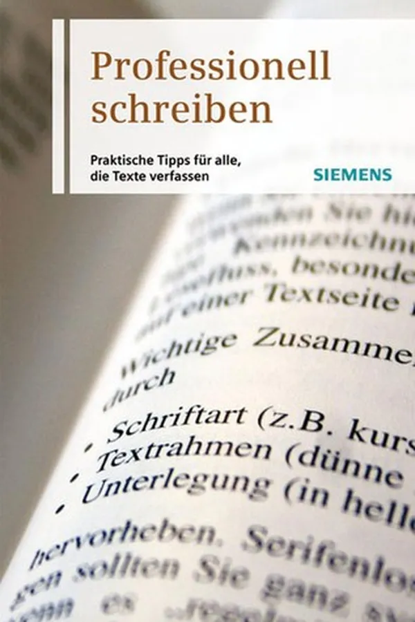 Capa de Professionell schreiben