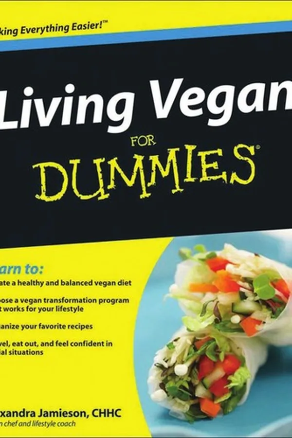Capa de Living vegan for dummies