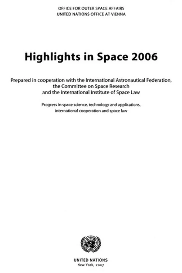 Capa de Highlights in space 2006