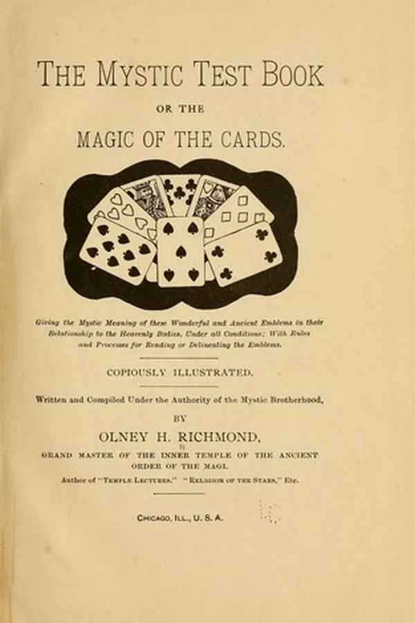 Capa de The Mystic Test Book