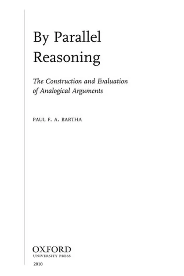 Cover of By parallel reasoning