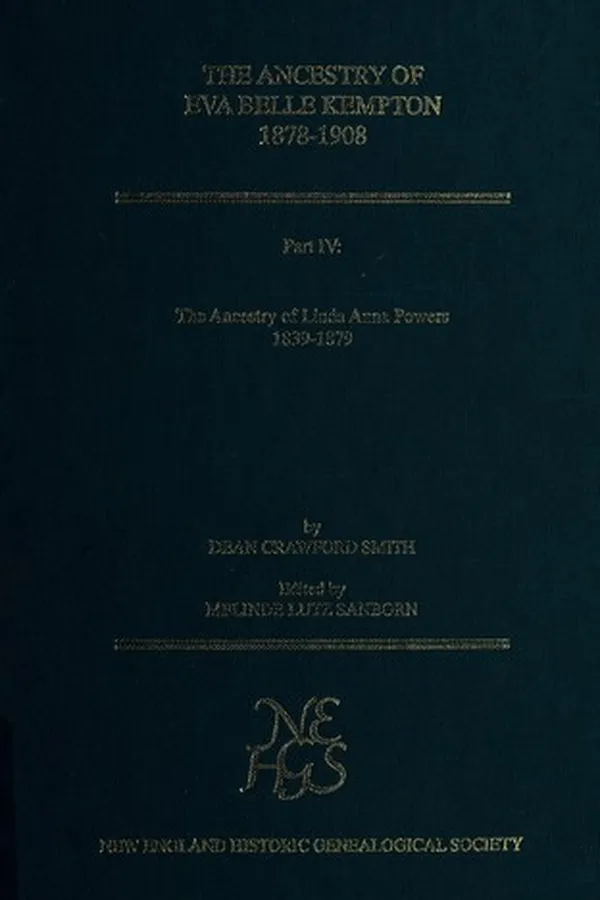 Capa de The ancestry of Eva Belle Kempton, 1878-1908 part4