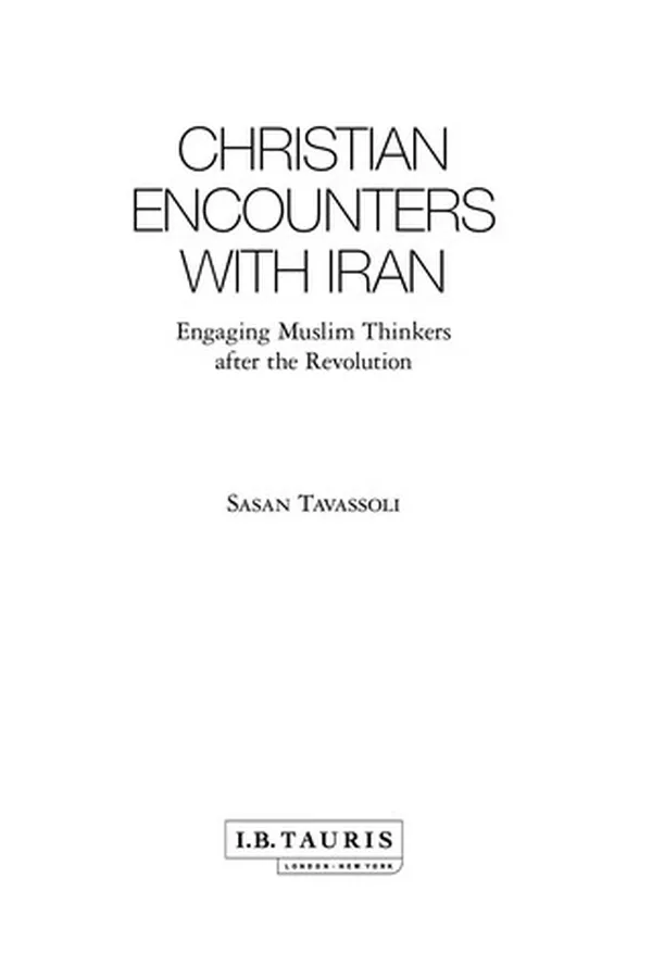 Capa de Christian encounters with Iran