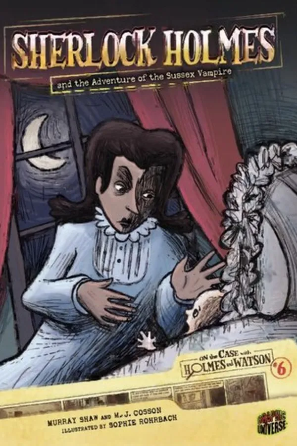 Capa de Sherlock Holmes and the adventure of the Sussex vampire