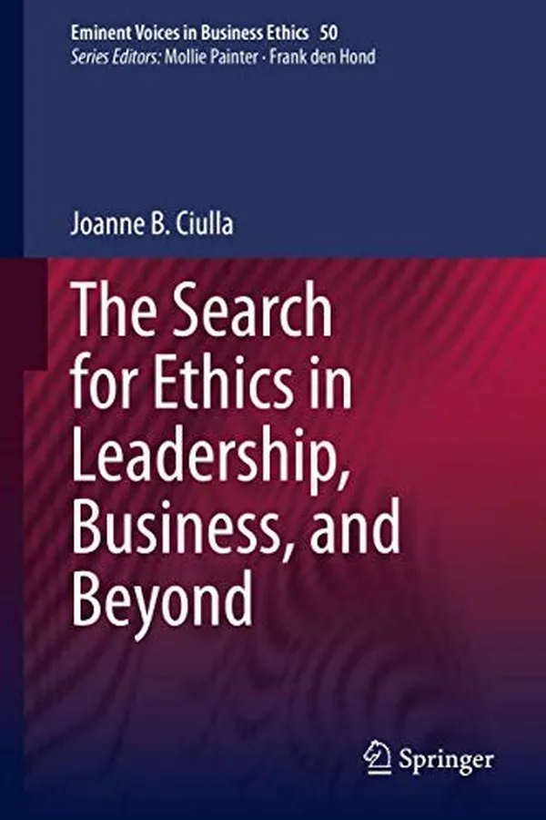 Capa de The Search for Ethics in Leadership, Business, and Beyond