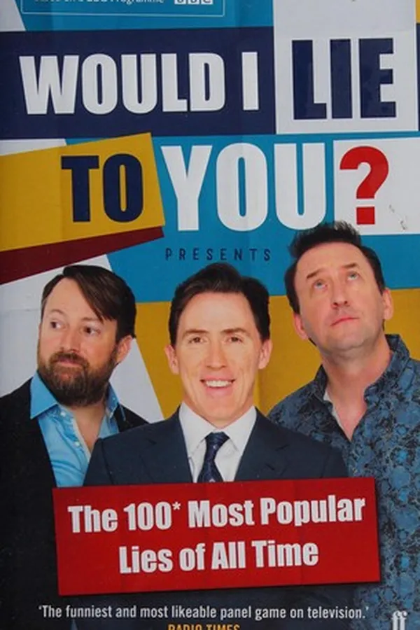 Capa de Would i lie to you? presents the 100 most popular lies of all time