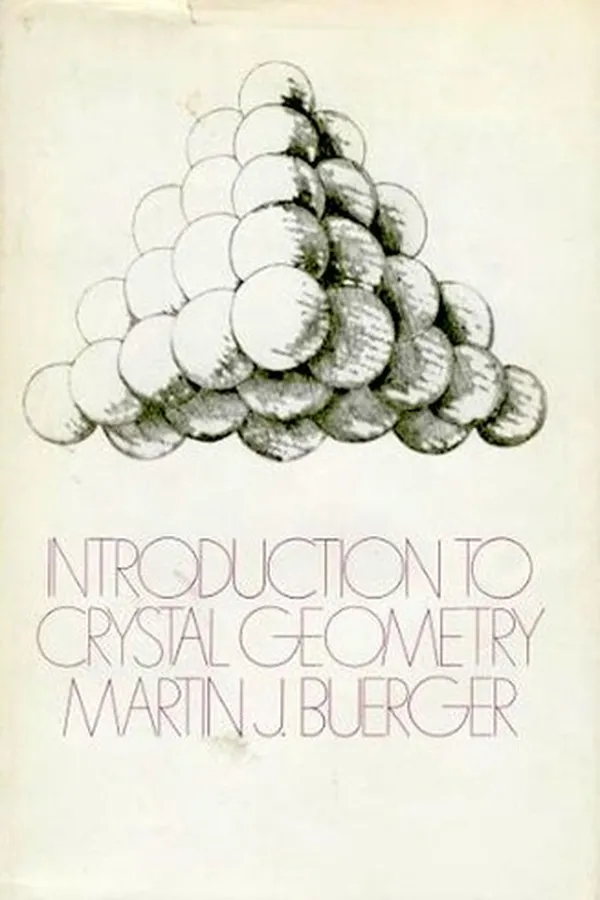 Cover of Introduction to crystal geometry