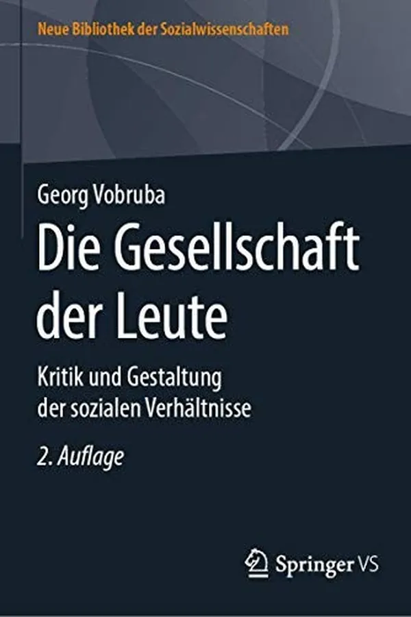 Capa de Die Gesellschaft Der Leute