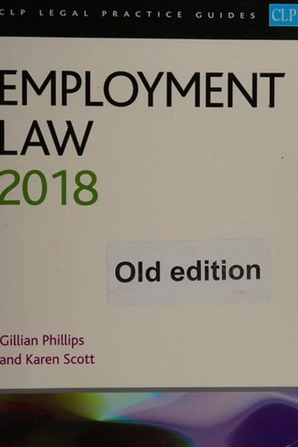 Capa de Employment law