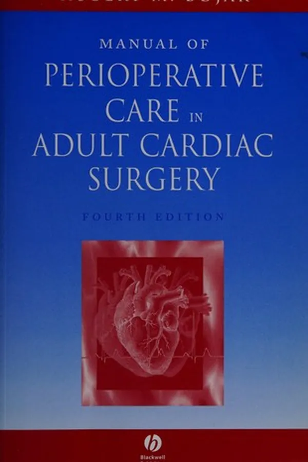 Capa de Manual of perioperative care in adult cardiac surgery