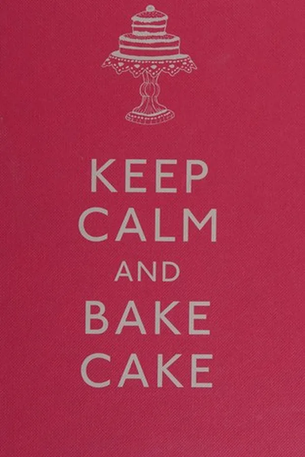 Capa de Keep calm and bake cake