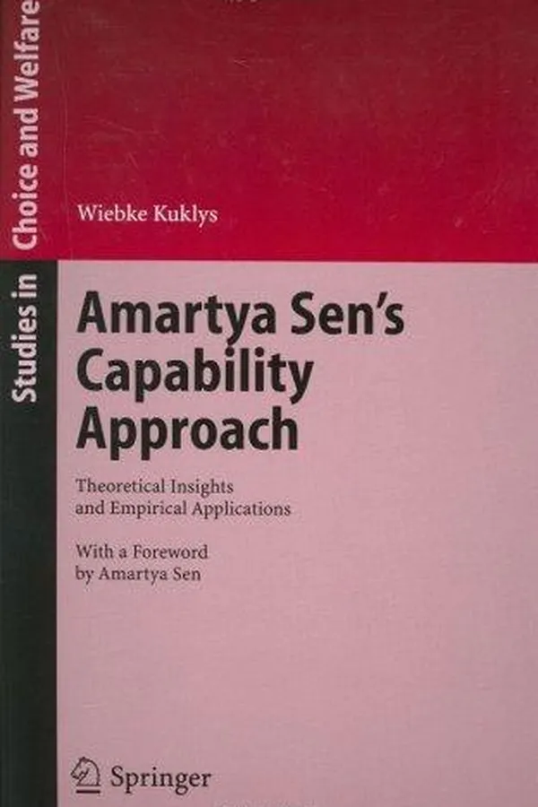 Capa de Amartya Sen's Capability Approach