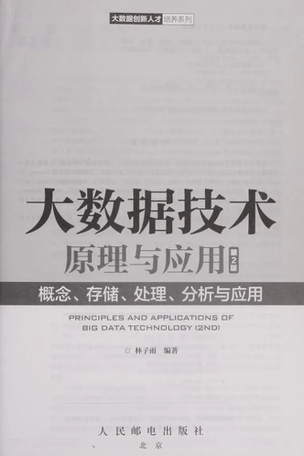 Capa de Da shu ju ji shu yuan li yu ying yong