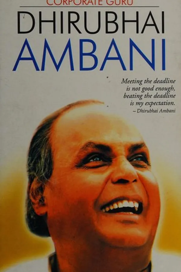 Capa de Corporate guru Dhirubhai Ambani