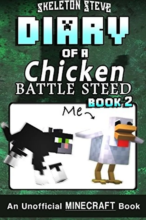 Capa de Diary of a Minecraft Chicken Jockey BATTLE STEED - Book 2