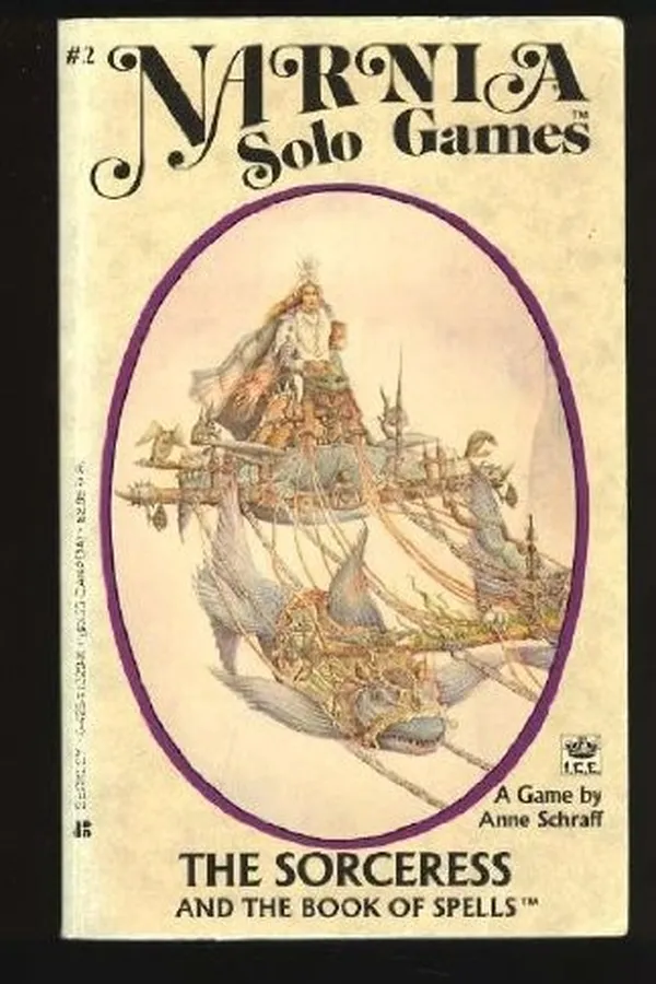 Capa de The Sorceress and the Book of Spells (Narnia Solo Games #2)
