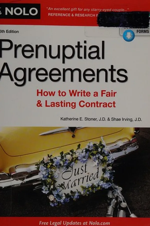 Capa de Prenuptial agreements