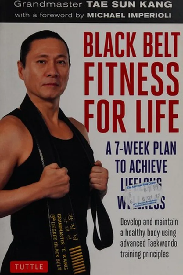Capa de Black belt fitness for life