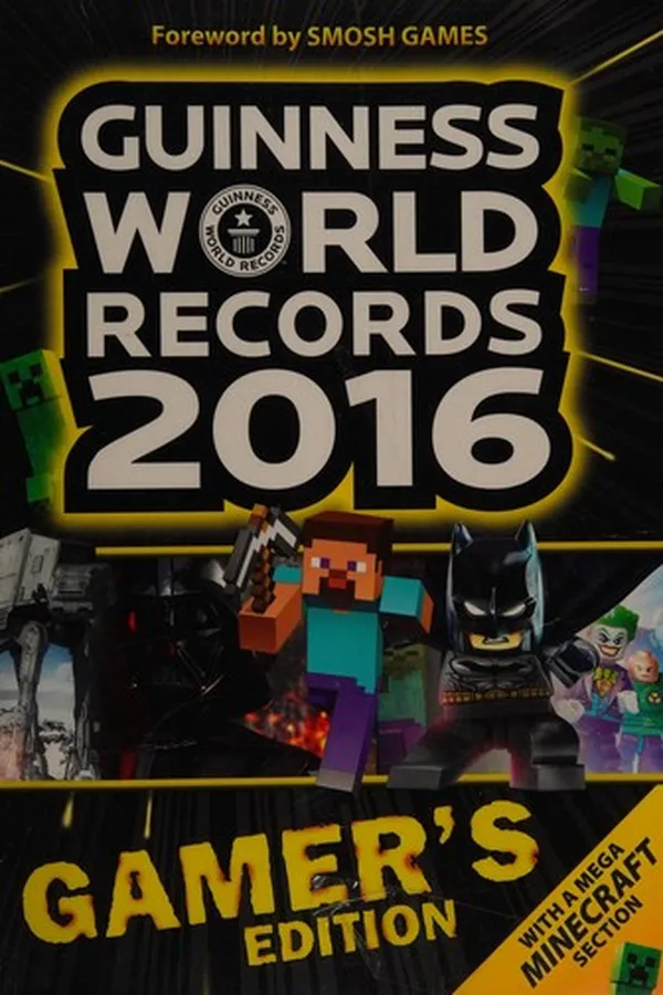 Capa de Guinness world records. Gamer's edition. 2016