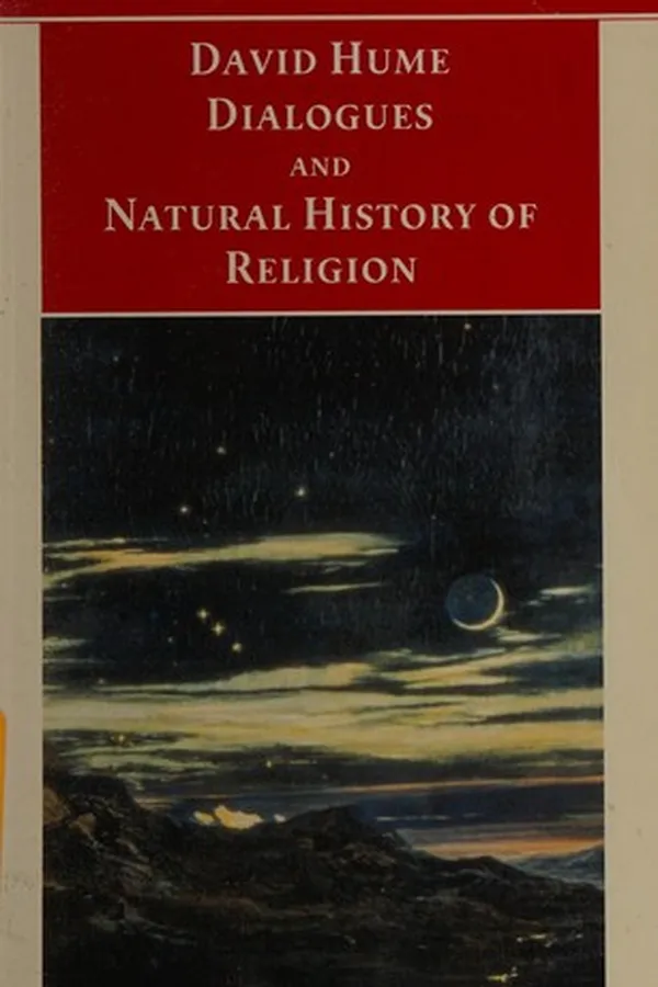 Capa de Dialogues concerning natural religion ; and, The natural history of religion