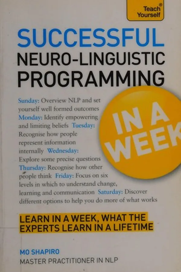 Capa de Neuro-linguistic programming in a week