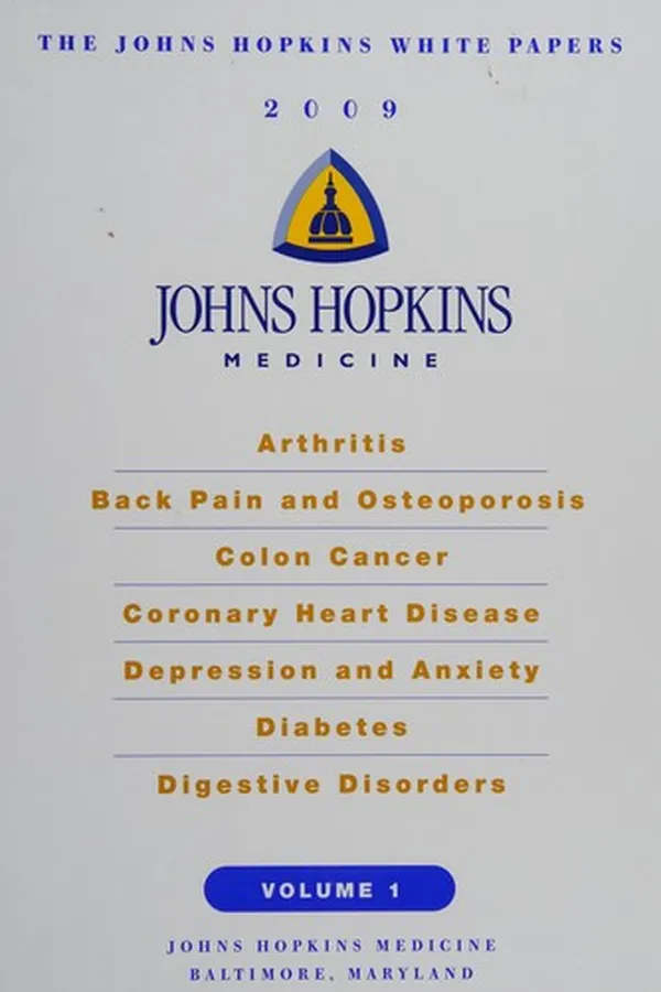 Capa de The Johns Hopkins white papers, 2009