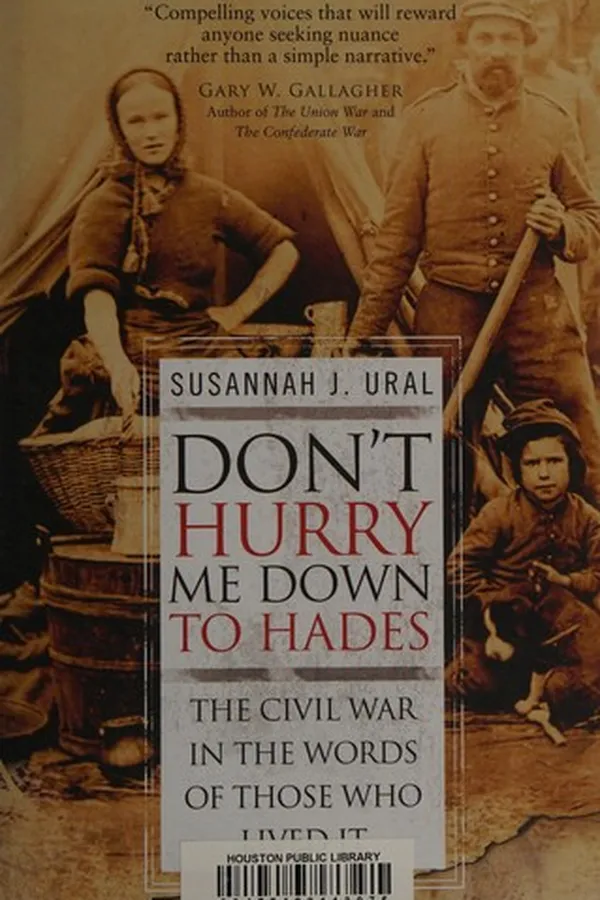 Capa de Don't hurry me down to Hades