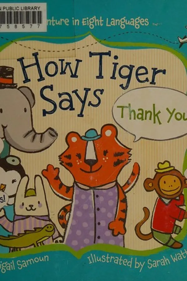Capa de How tiger says thank you!
