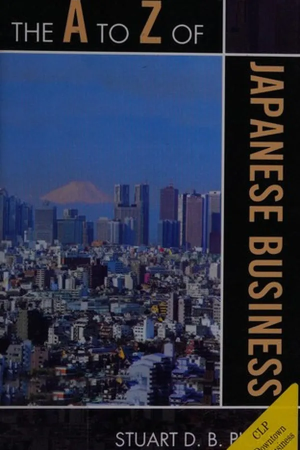 Capa de The A to Z of Japanese business