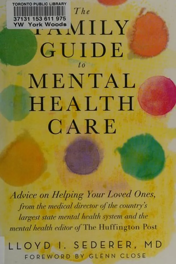 Capa de The family guide to mental health care