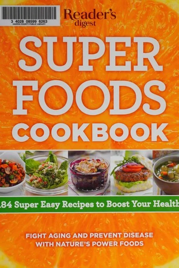 Capa de Super foods cookbook