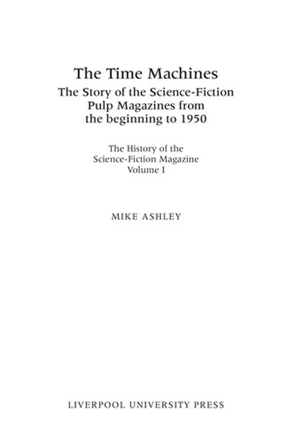 Capa de The history of the science-fiction magazine