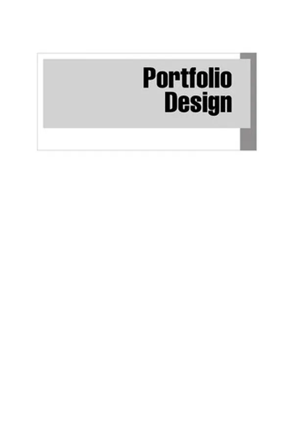 Capa de Portfolio design