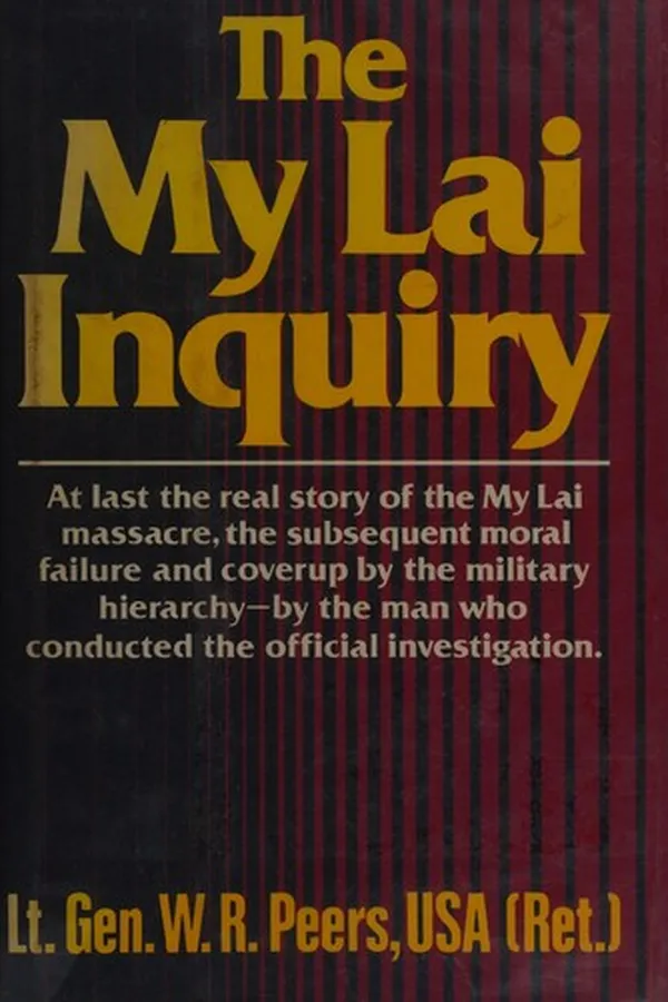 Capa de The My Lai inquiry