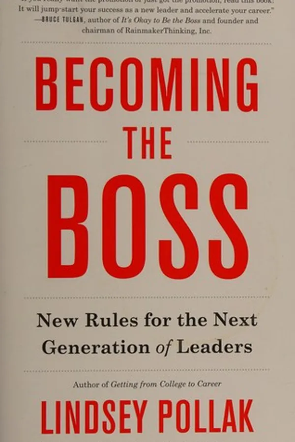 Capa de Becoming the boss