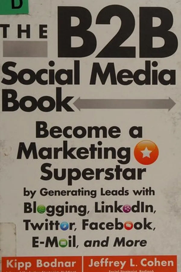 Capa de The B2B social media book