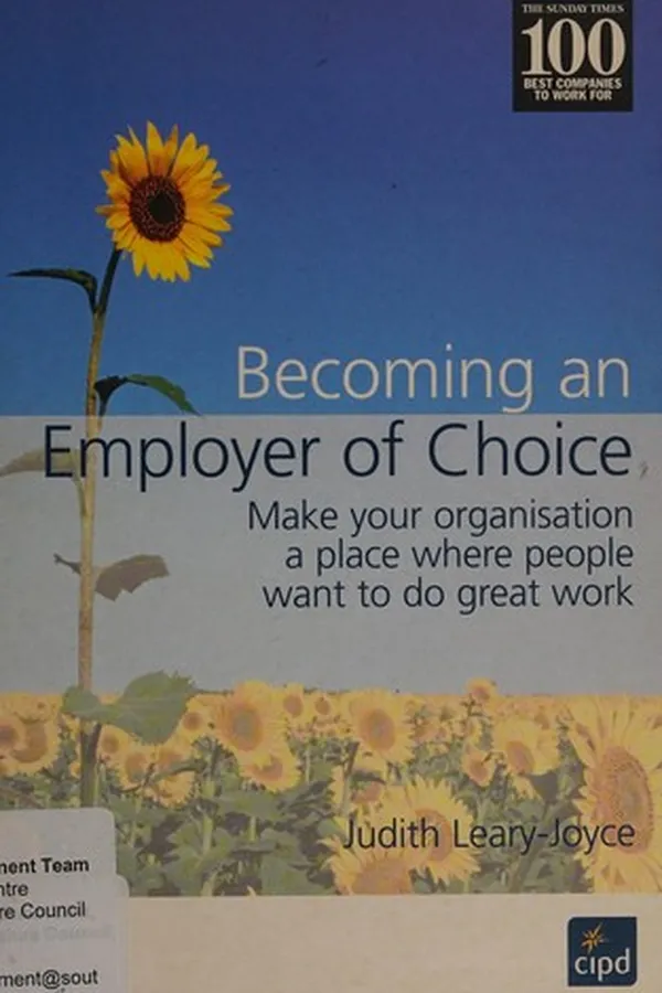 Capa de Becoming an employer of choice