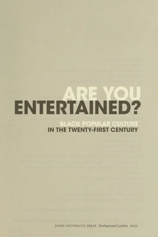 Capa de Are you entertained?