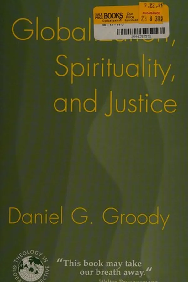 Capa de Globalization, spirituality, and justice