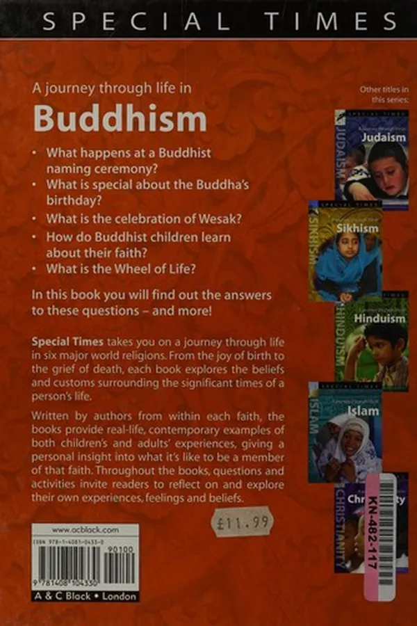 Capa de A journey through life in Buddhism