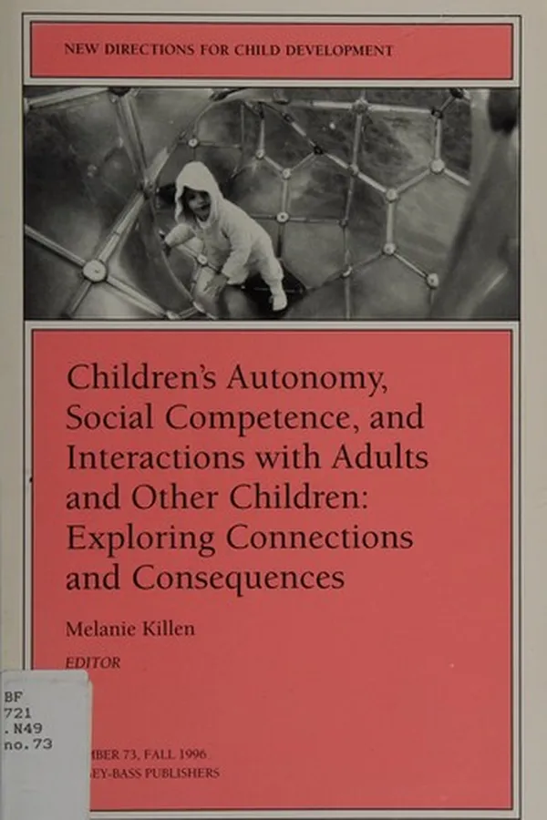 Capa de Children's Autonomy, Social Competence, and Interactions With Adults and Other Children