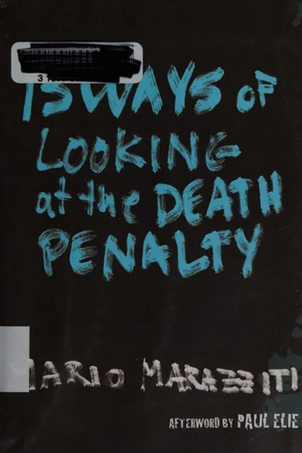 Capa de 13 ways of looking at the death penalty
