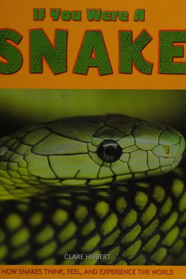 Capa de If you were a snake