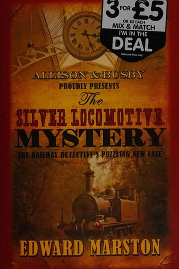 Capa de The silver locomotive mystery