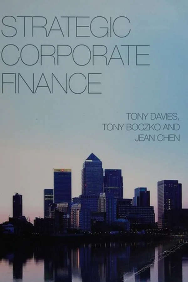 Capa de Strategic corporate finance