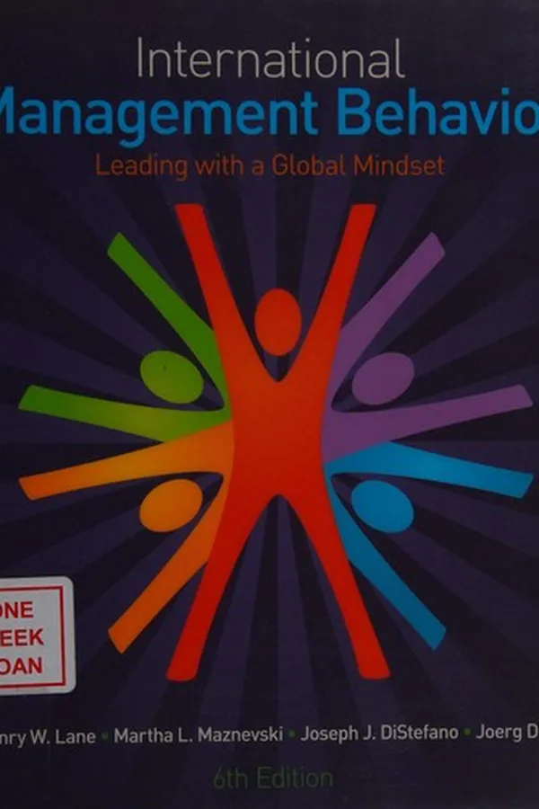 Capa de International management behavior
