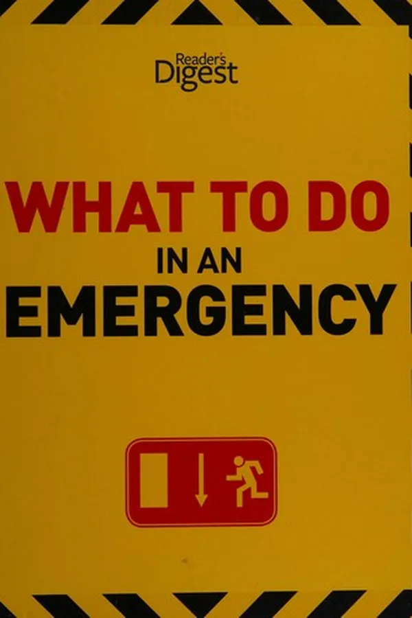 Capa de What to do in an emergency