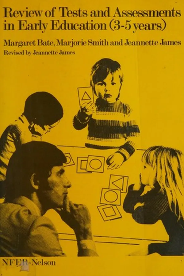 Capa de Review of tests and assessments in early education (3-5 years)