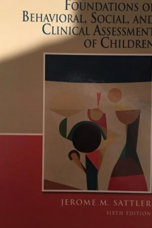 Capa de Foundations of Behavioral, Social, and Clinical Assessment of Children